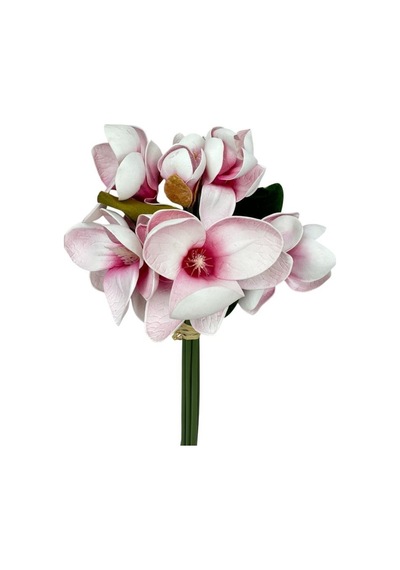 Yapay Çiçek Manolya Letex Eva Magnolia 33cm Pembe Koyu