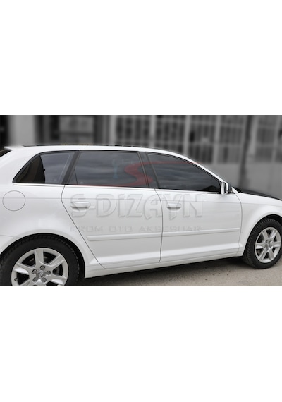 S-Dizayn Audi A3 Krom Cam Çıtası 6 Prç 2004-2012