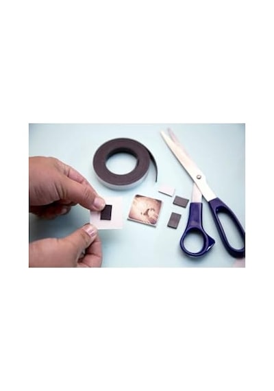 Dünya Magnet 2 Metre Yapışkanlı Şerit Mıknatıs Magnet Mıknatısı, Yapışkan Kalitesi, 2 Metre Uzunluk, En 20mm