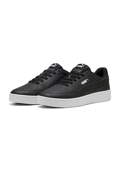 Puma Court Classic Clean Siyah Kadın Sneaker 000000000102266513 Siyah-beyaz