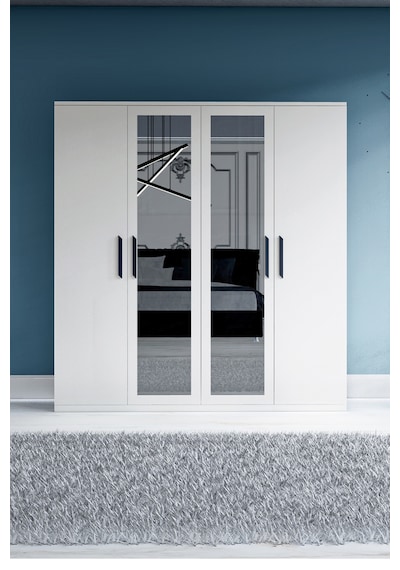 Metalia Gm 051 4 Kapaklı Aynalı Gardrop