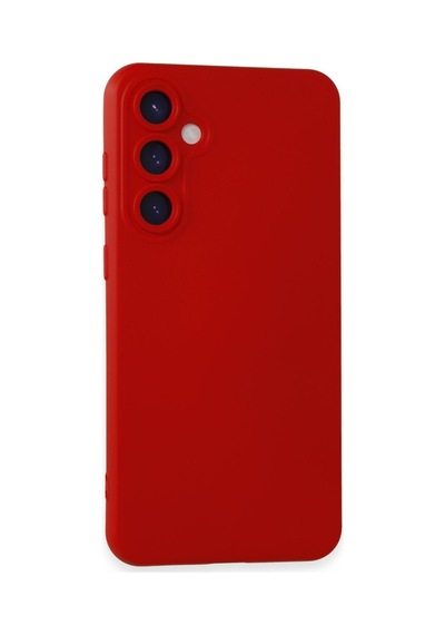 Samsung Galaxy Uyumlu S24 Kılıf Nano İçi Kadife Silikon - Kırmızı Bz8683140699772