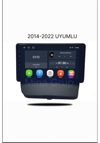 Snp Serisi Ford Courier Deluxe Trend Uyumlu 9" Multimedya Teyp 4-64 Gb Carplay + Kamera 2 Yıl li 9"