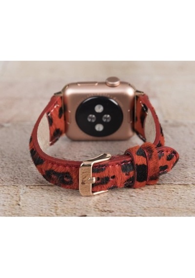 Bouletta Apple Watch Uyumlu Deri Kordon 42-44-45Mm Slim Leopar Le (550822150)