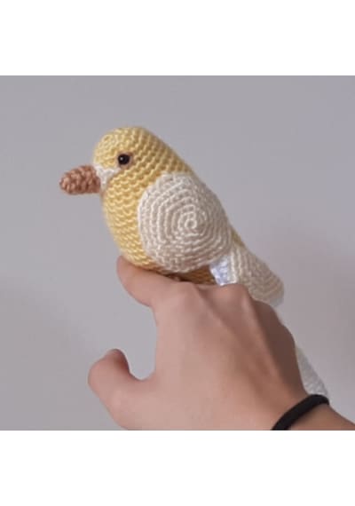 Amigurumi Kuş Oyuncak Kanarya