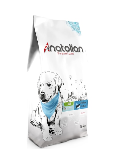 Anatolian Premium Kuzu Etli Yavru Köpek Maması 16 KG