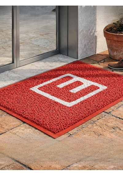 Beylini Eczane Önü Paspası E Logo Giriş İşyeri Eczane Mağaza Girişi Kapı Önü Kıvırcık Hijyen Halısı 60x8 Diğer