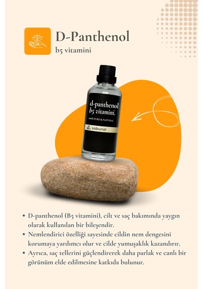 D-panthenol B5 Vitamini 100 Ml - Saç Ve Cilt Bakım Vitamini