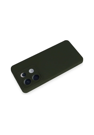 Xiaomi Redmi Note 13 Pro 5g Kılıf Nano İçi Kadife Silikon - Koyu Yeşil 0.2M-Çok Renkli