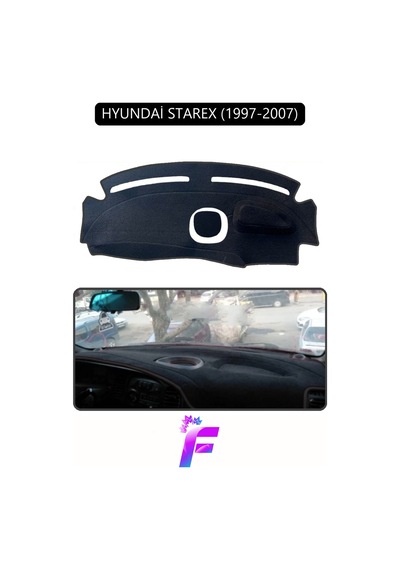 Hyundai Starex 1997-2007 Araca Özel Torpido Örtüsü Kolay Montaj Güneşten Korur Koruma G72