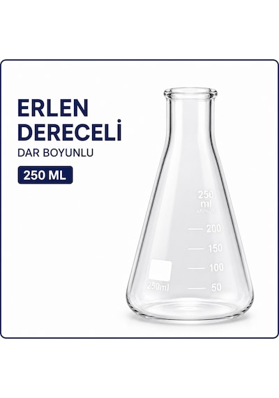 Erlen Dereceli Dar Boyunlu 250 Ml