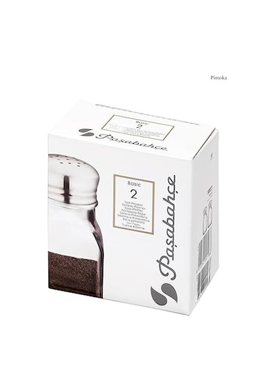 Salt And Pepper Metal Kapaklı 2&apos Li Tuzluk Biberlik Baharatlık 100 Cc Acı Kahverengi