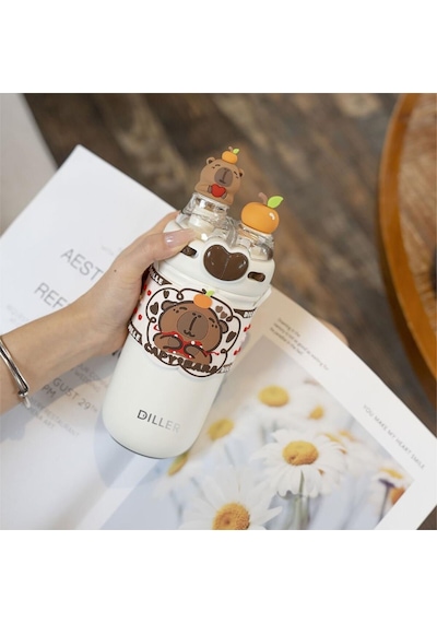 D9285 Paslanmaz Çelik Matara 520 Ml Çok Renkli