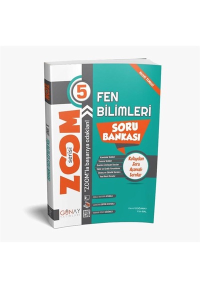 Günay 5.Sınıf Zoom Fen Bilimleri Soru Bankası