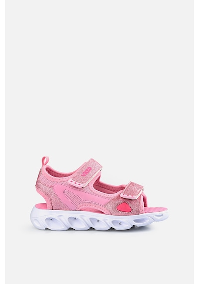 Vicco Roy Işıklı Kız Çocuk Pembe Sandalet Pembe