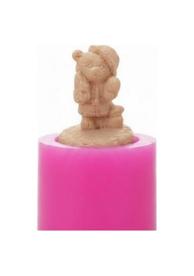 Mini Ayıcık Silikon Kalıp 4x3 Cm