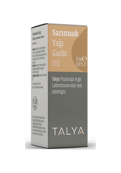 Talya Soğuk Sıkım %100 Saf ve Doğal Saç Dökülmeleri İçin Sarımsak Yağı 20 ML