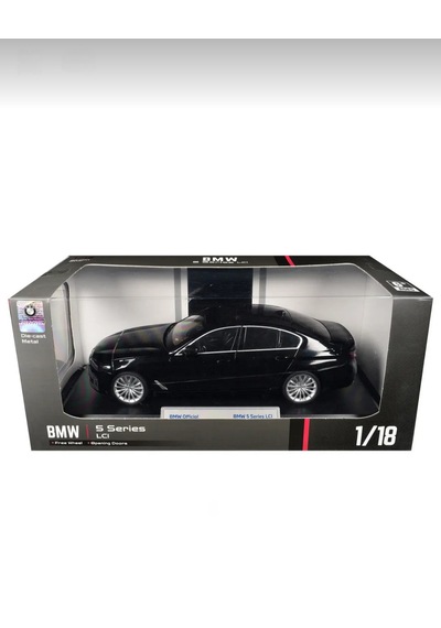 Hmb 1:18 Bmw 530lci Siyah Lisanslı Diecast Metal Model Araba