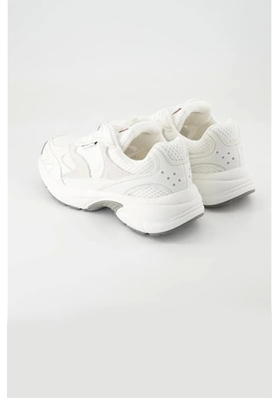 Tommy Hilfiger Tommy Jeans Kadın Bej Mesh Panel Sneaker Bej