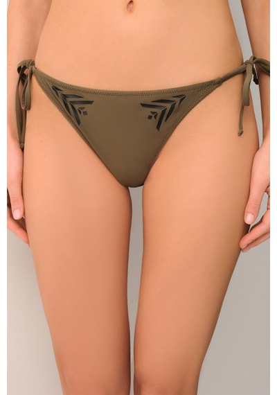 Suwen Endless İnce Bağcıklı Bikini Alt Sb26137187187 Haki