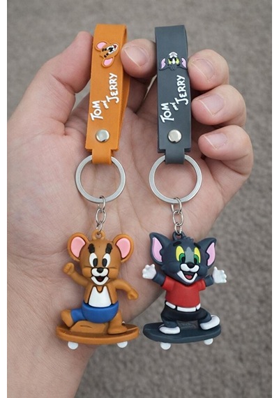 2 Li Patenli Tom Ve Jerry Anahtarlık