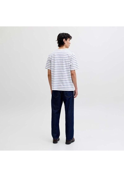 Jack & Jones Jack&jones Norrebro Stripe Erkek Beyaz Tişört