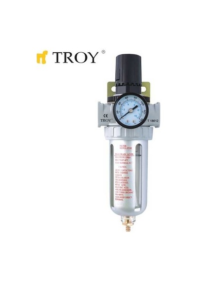 Troy 18614 Şartlandırıcı (Filtre + Regülatör) 1/4(N)Pt N11.11534