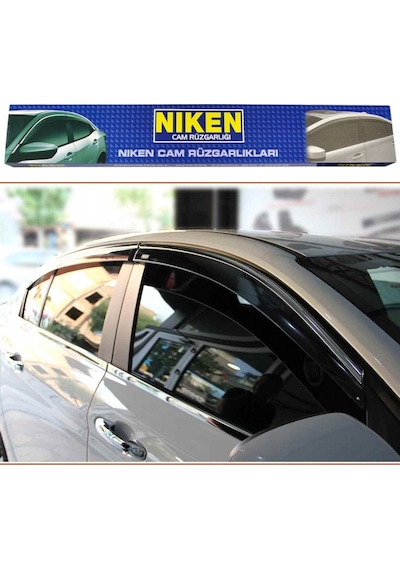 Replax Vw Golf 6 2009-2013 Kromlu Cam Rüzgarlığı 4lü