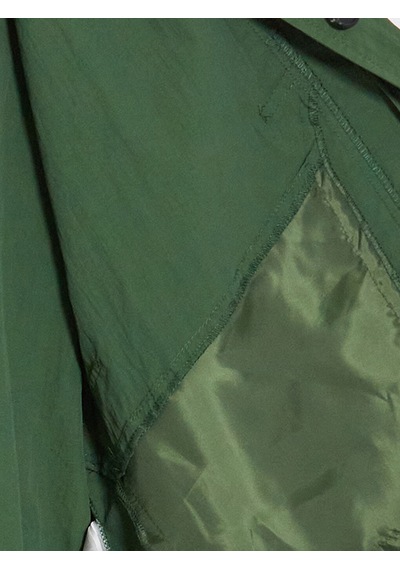 Lcw Vision Yeşil Dik Yaka Oversize Kadın Mont