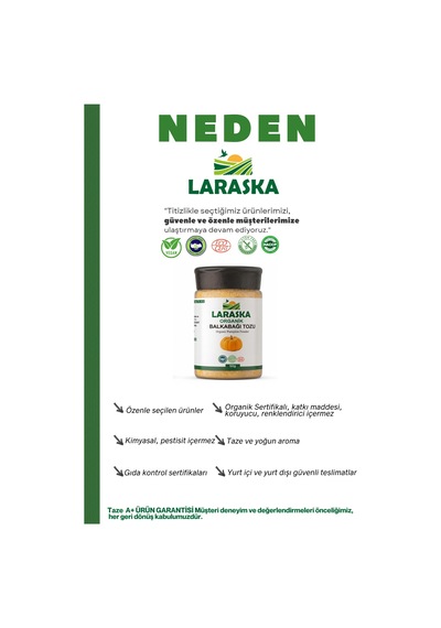 Organik Balkabağıtozu 1kg Organic Pumpkin Powder