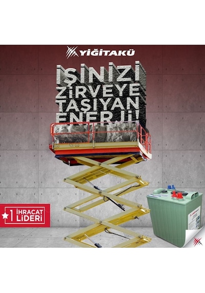 6 Volt 225 Ah-Amper Deep Cycle Series Akü Yffp6-225 Yiğit Akü
