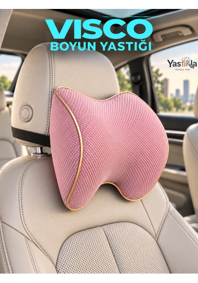Araç İçi Ergonomik Boyun Destekli Ortopedik Visco Oto Koltuk Başlığı