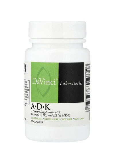 Davinci Laboratories, A-d-k, 60 Capsules