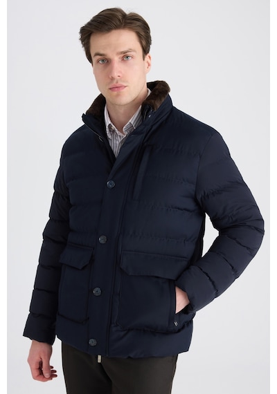 D's Damat Ds Damat Regular Fit Lacivert Düz Mont 5hc071521010m Çok Renkli