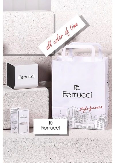 Ferrucci Zmfer063 Siyah Erkek Kol Saati