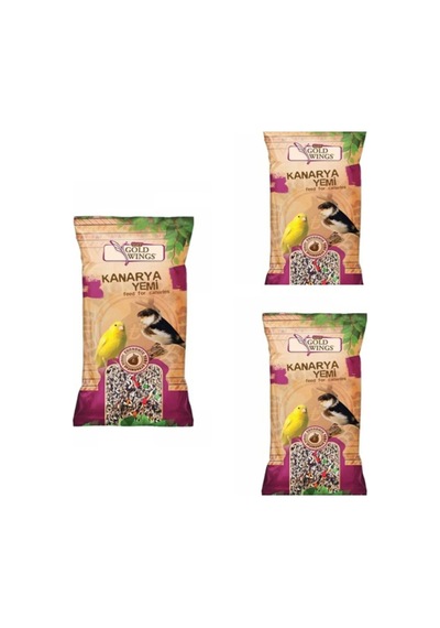 Gold Wings Meyveli Kanarya Yemi 300 Gr X 3 Paket