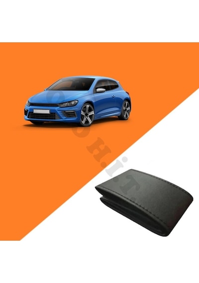 Volkswagen Scırocco Uyumlu Deri Direksiyon Kılıfı Kaliteli Dikmeli Siyah