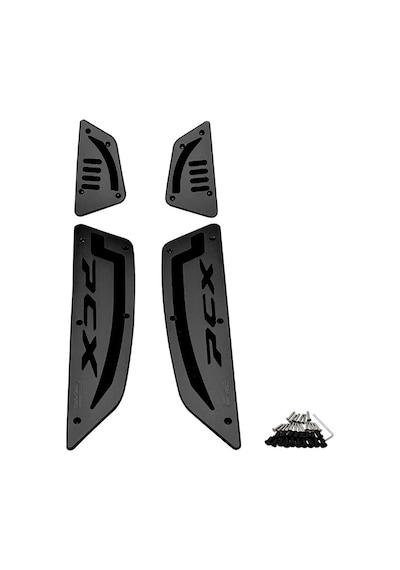 Honda Pcx 125 2025-2026 Basamak Paspas Seti Metal Modifiye Siyah Renk Siyah