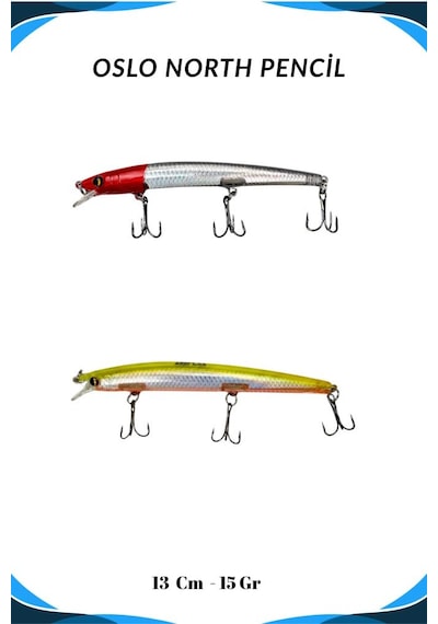 Oslo North Pencil 13cm 15gr Maket Balık