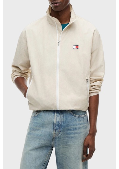 Tommy Jeans Logolu Regular Fit Dik Yaka Mont Erkek Mont Dm0dm23229 Acı Bej