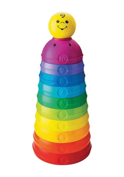 Fisher-price Numaralı Kaplar Fisher-price Numaralı Kaplar, İç İçe Geçebilir 10 Renkli Kap, 5 Adet Topa Dönüşür W4472 W4472