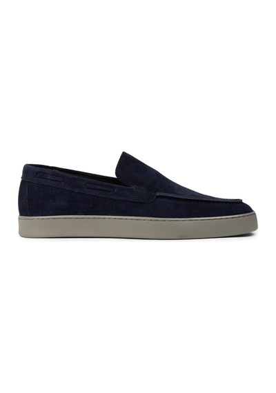 Deery Erkek Hakiki Süet Lacivert Loafer Ayakkabı - 01993mlcvc01 Lacivert