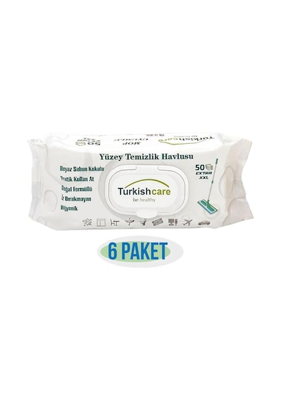 6 Lı Yüzey Temizlik Havlusu 50 Pcs