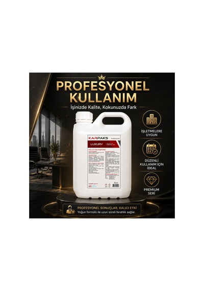 Luxury Halı Ve Oda Parfümü 5 L Premium Ferah Koku Profesyonel Kullanım