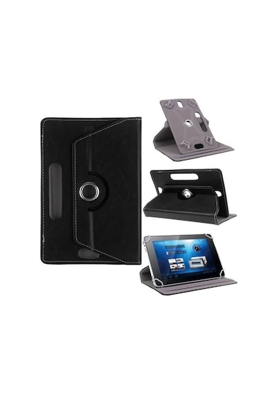 General Mobile Uyumlu E-Tab 5 10.1 '' Dönerli Standlı Tablet Kılıf