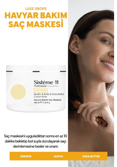 Sisteme 11 Havyar Saç Bakım Maskesi 350 Ml