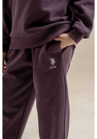 U.S. Polo Assn. Kız Çocuk Baskılı Mor Uzun Kol Eşofman Takımı Us2717-c-v2 Us2717-c-v2