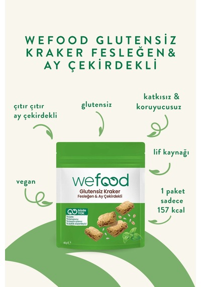 Fesleğenli Kraker 40 Gr 3'lü