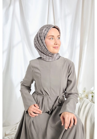 Silk Home %100 Twill İpek Eşarp S539 Antrasit
