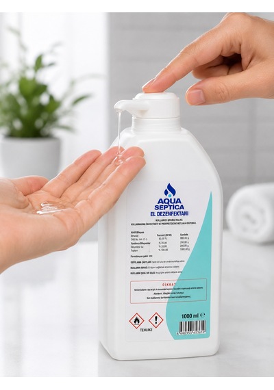 Aqua Septica El Dezenfektanı 1 Litre 10 Adet